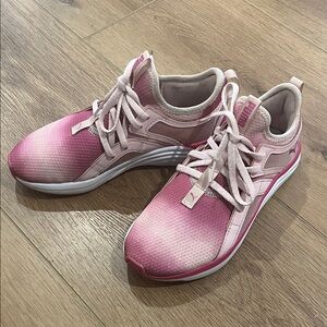 Puma girl Pink Athletic Shoes size 3.5